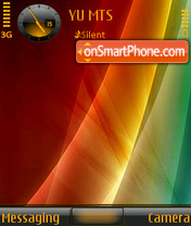 Colourful theme screenshot