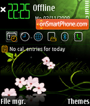 Adore Green tema screenshot