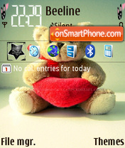 Teddy Bear 02 tema screenshot