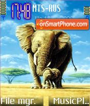 Elephant es el tema de pantalla