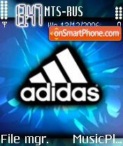 Adidas Sport Logo theme screenshot