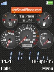 Carbon Speed tema screenshot