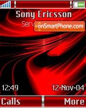 Abstract Red tema screenshot