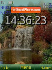 Waterfall SWF es el tema de pantalla