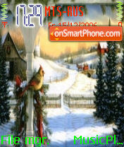Capture d'écran Christmas Town thème