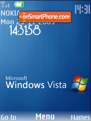 Скриншот темы Windows Vista