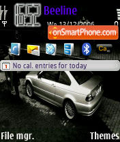 BMW 3 Series tema screenshot