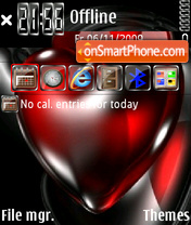 Creativ Heart tema screenshot