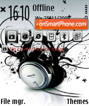 Music love tema screenshot