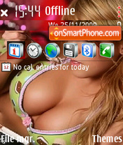 Candy Girl tema screenshot