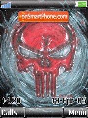 Punisher Skull tema screenshot