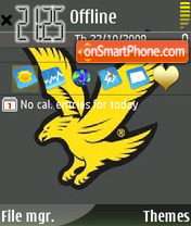 Golden Eagle theme screenshot