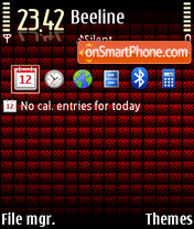 Red Cube 2 theme screenshot