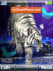 Скриншот темы Beautiful Tiger