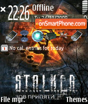 Capture d'écran Stalker 17 thème