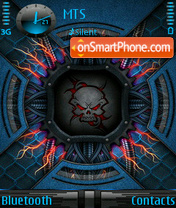 Dark Skull tema screenshot