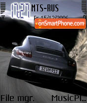 Carrera S theme screenshot