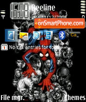 Spiderman tema screenshot