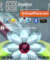 Crystal Flower Theme-Screenshot