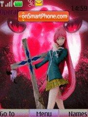 Rosario+vampire theme screenshot