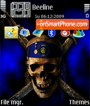 Inter milan tema screenshot