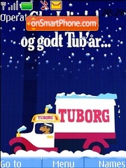 Скриншот темы Tuborg Xmas