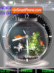 Aquarium SWF tema screenshot