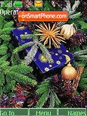 Скриншот темы Christmas tree decorations