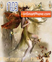 Fairy In Forest theme screenshot