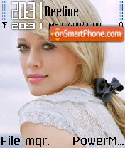 Hillary 01 tema screenshot