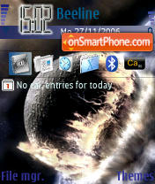 Kozmo tema screenshot