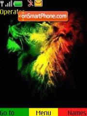 Rasta Lion tema screenshot