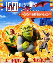 Capture d'écran Shrek2 thème