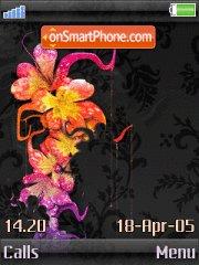 Colorful Flower tema screenshot