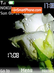 White Rose SWF tema screenshot