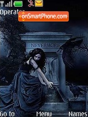 Capture d'écran Nevermore thème