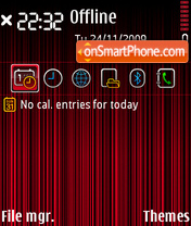 RedLines 01 theme screenshot