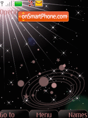 Скриншот темы Cosmos pink
