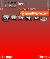 Ashred wid black ico tema screenshot