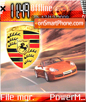 Porsche tema screenshot