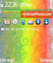 Rainbow 06 theme screenshot