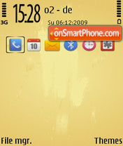 Off-white tema screenshot