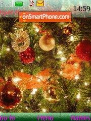 Скриншот темы Christmas-tree decorations