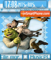 Capture d'écran Shrek The Third thème