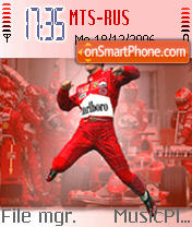 Michael Schumacher 01 es el tema de pantalla