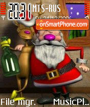 Santaclaus tema screenshot