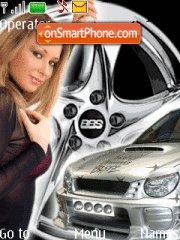 Скриншот темы Girl&car4