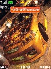 Gold Car tema screenshot