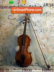 Capture d'écran Violin thème