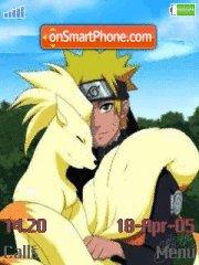 Naruto and fox es el tema de pantalla